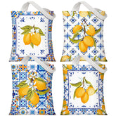 Paterr Amalfi Coast Tote con limones, ideal para viajes y playa.