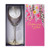Vaso Pavilion Amazing Sister, cristal 19 oz, ideal para brindis