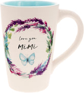 Taza Mimi Inspire de Pavilion con patrones florales, ideal para café diario