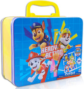 Lonchera Paw Patrol con rompecabezas de 24 piezas para la escuela.
