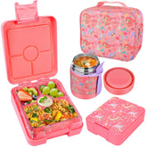 Pawtong Bento lonchera 4 compartimentos evita mezclas y olores