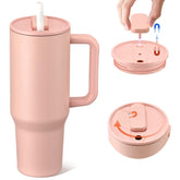 Pawtong vaso 40oz aislado, vista lateral, ideal para bebidas frías o calientes en viaje.