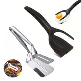 Espátula inox Paxnok para cocina, ideal para levantar huevos con precisión.