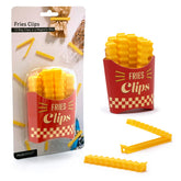 Peleg Design clips para bolsas en forma de papas fritas, sellan y conservan frescura.