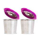 PERFECT POD Café Flow: cápsula reutilizable de acero con filtro incorporado para Keurig, café más fresco.