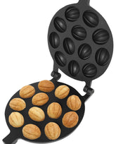 PetriStor molde de nuez 12 huecos antiadherente para galletas, desmolde fácil.
