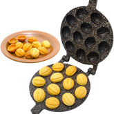 PetriStor molde nuez 12 mitades para galletas uniformes y fáciles de desmoldar