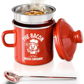 PGYARD mini tocino grasa filtrador: filtrado eficiente de grasa para conservar aceite.
