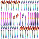 PHILIPALA conjunto-cubiertos-arcoiris para mesa elegante en ocasiones