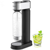 La máquina Philips para agua con gas en encimera, diseño compacto para la cocina.