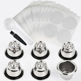PHMEZLF cápsulas reutilizables para Nespresso OriginalLine ahorro y sabor más nítido en casa