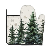 Phthalorum guante horno arbol nieve: protección cálida para hornear