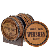 Pine Ridge posavasos de barril whisky 1840 para mesa elegante