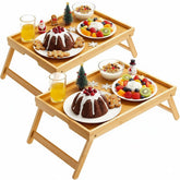 Pipishell bandeja para cama con patas plegables, ideal para desayunos en la cama