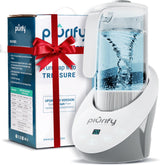 Piurify jarra de agua hidrogenada 50oz para hidratación diaria y refresco suave.