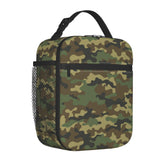 PIUTH bolsa de almuerzo verde camuflaje, aislamiento para la oficina.