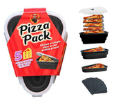 PIZZA PACK: porciones expandibles para ajustar la cantidad de rebanadas.