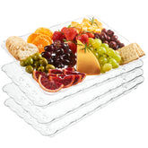 Bandejas rectangulares Plasticpro de 9x13 para servir aperitivos en fiestas.