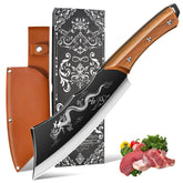 Plys Cuchillo Picahuesos Dragón de 8 pulgadas para cortes fuertes en la cocina