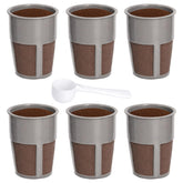 Podoy K250 filtro interno reutilizable, compatible con Keurig 2.0 para café fresco.