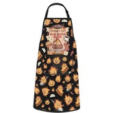 Delantal Calcifer de POFULL, frente, protección contra salpicaduras en la cocina.