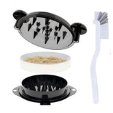 Popaice deshilachador de pollo con puntas de acero inoxidable para desmenuzar rápido.