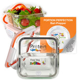 Portion Perfection contenedores bariátricos 3-pack para controlar porciones