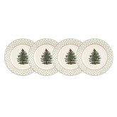Portmeirion Spode arbol navidad puntos, plato postre ideal para entrantes festivos