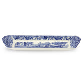 Portmeirion Spode Blue Italian bandeja pequeña, frontal, ideal para servir aperitivos.