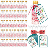 Botellas mini Potchen listas para regalar en la fiesta navideña
