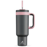 Powcan 50oz tumbler con manija para un agarre cómodo durante viajes