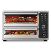 PowerXL SmartSynx, horno de doble puerta para cocinar dos platillos de forma independiente