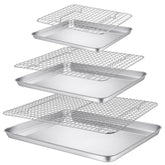P&P CHEF bandeja hornear 16x12 pulgadas con cocción uniforme para grandes lotes