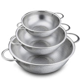 pp-chef coladores micro perforados grande para escurrir pasta rápidamente