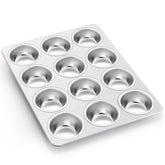 Moldes muffin P&P CHEF: 12 cavidades para hornear rápido.