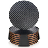 Prestone Prestige posavasos carbono madera con soporte protege muebles