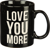 Taza Primitives Kathy de cerámica, frente con frase de amor