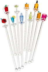 Prodyne palillos mezcladores Hora Feliz, set de 10, ideales para cocteles