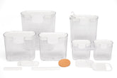 Progressive ProKeeper harina 4qt con barra de nivel para medir con precisión