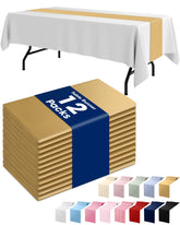 Corredor de mesa dorado Pureegg, juego de 12 para mesas de 6 a 8 comensales