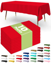 Pureegg mantel desechable 54x108 rojo protege la mesa en eventos
