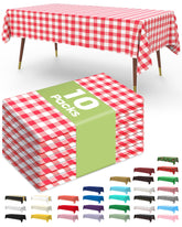 Mantel Pureegg plástico 54x108, protección y estilo para mesa rectangular