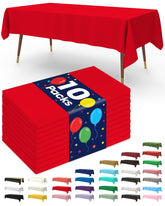 Pureegg mantel plástico rojo 52x70 pulgadas para comidas al aire libre.