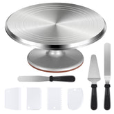 Puroma gira-tortas de 12 pulgadas para decoración estable