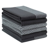 PurpleEssences toallas de cocina 6 unidades 15x25 pulgadas, absorbentes para secar platos y superficies.