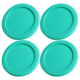 Tapas Pyrex 7202-PC verde para 1 taza, juego de 4, conservación segura
