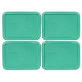 Tapadera Pyrex 7210-PC verde claro para frigorífico de tres tazas, conservación segura.