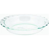 Plato tarta Pyrex C-209 de vidrio con borde festoneado, para hornear y servir