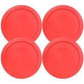 Tapa repuesto Pyrex 4 tazas roja para almacenamiento seguro y fresco.