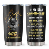 Tumbler Qatdey 20oz, regalo para yerno, ideal para bebidas frías al aire libre